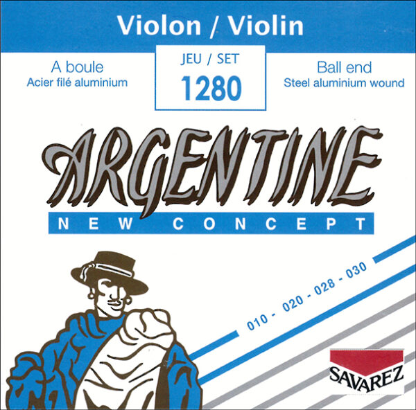 ARGENTINE - 1280 SET 4 CORDE BALL END VIOLINO