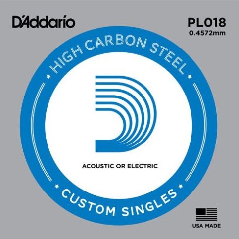 D'Addario PL018 corda singola per chitarra acustica ed elettrica