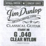 CORDA PER CHITARRA CLASSICA JIM DUNLOP G .040 NYLON STRAIGHT END TENSIONE NORMAL