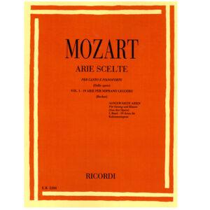 ARIE SCELTE PER CANTO E PIANOFORTE VOLUME I - MOZART