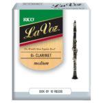 ANCE PER CLARINETTO RICO LA VOZ SIb-Bb MEDIUM BODE RCC10MD