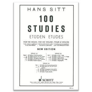 100 STUDIES OPUS 32 PARTE II FOR THE VIOLIN - SITT