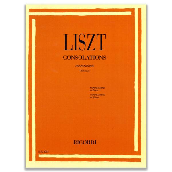 CONSOLATIONS PER PIANOFORTE - FRANZ LISZT