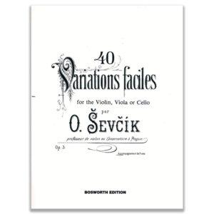 40 VARIATIONS FACILES - SEVCIK