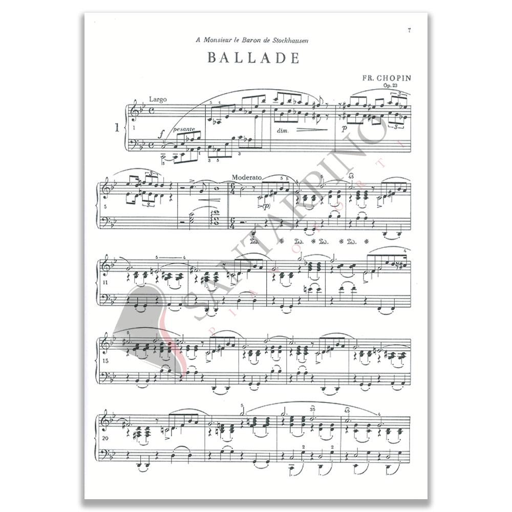 BALLADES 3 COMPLETE WORKS - CHOPIN