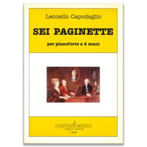 SEI PAGINETTE PER PIANOFORTE A 4 MANI