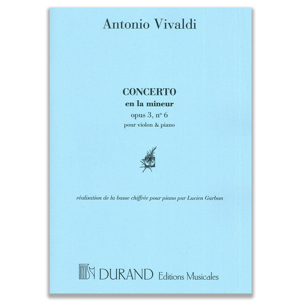 CONCERTO IN LA MINORE OPERA 3 NUMERO 6 - ANTONIO VIVALDI