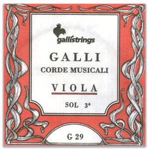 CORDA SINGOLA PER VIOLA GALLI - SOL 3° CHROME STEEL