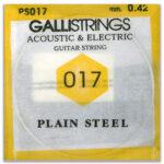 CORDA PER CHITARRA ACUSTICA ED ELETTRICA PS .017 SOL III PLAIN STEEL GALLISTRING