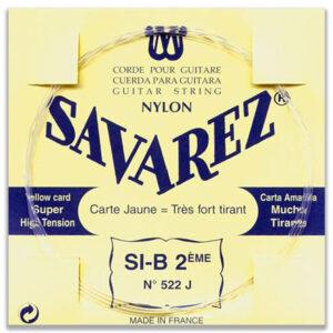 CORDA PER CHITARRA CLASSICA SAVAREZ 522 J SI-B SECONDA TENSIONE SUPER FORTE