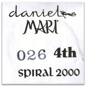CORDA PER CHITARRA ELETTRICA DANIEL MARI 026 4TH SPIRAL 2000