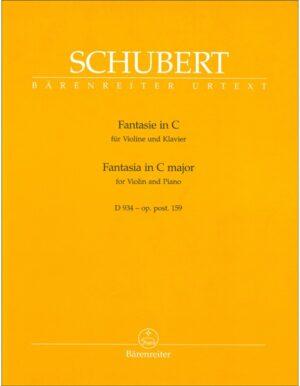 FANTASIA IN C MAJOR FOR VIOLIN AND PIANO D 934 OP. 159 - SCHUBERT