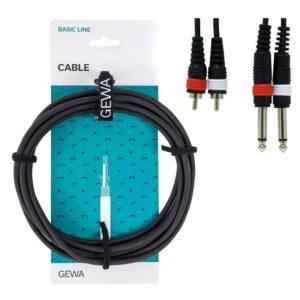 GEWA Twin-cable Basic Line 1.5 metri
