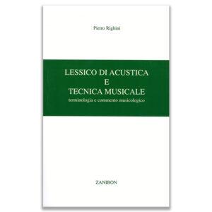Lessico Di Acustica e Tecnica Musicale