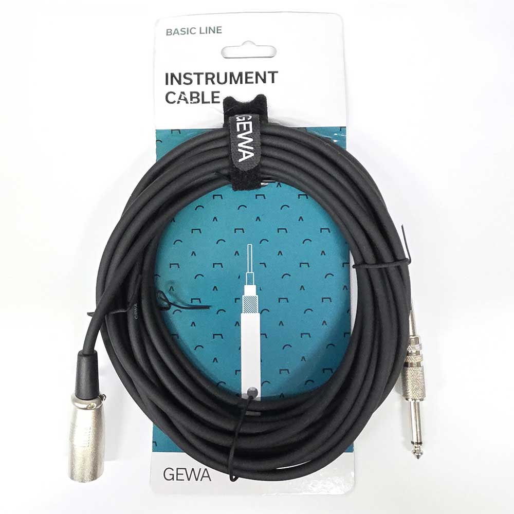 GEWA Basic Line Cavo Strumento Jack Mono 6,3 mm / XLR Maschio