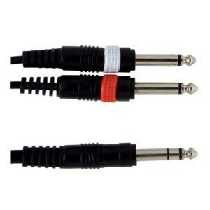 EWA Basic Line Adattatore a Y Jack Stereo / 2x Jack Mono