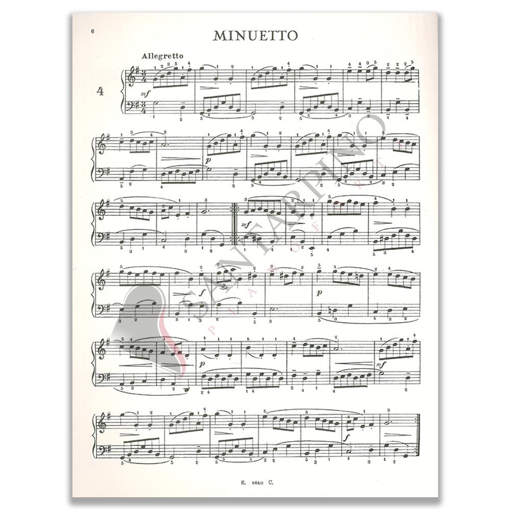 LE PIU FACILI COMPOSIZIONI 12 PICCOLI PEZZI - BACH