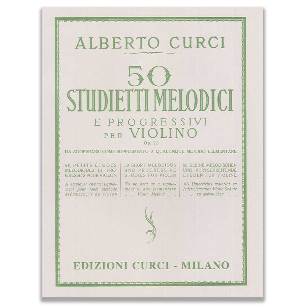 Alberto Curci 50 Studietti Melodici e Progressivi, Op. 22