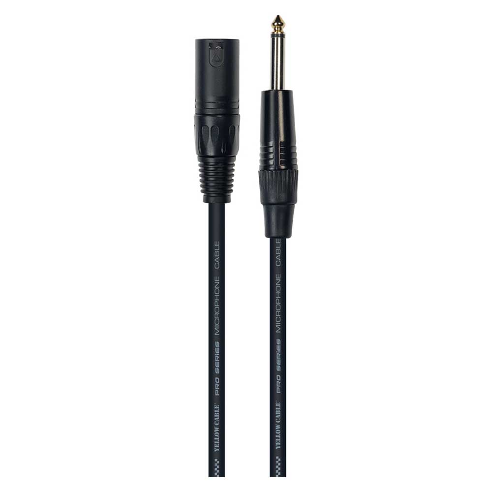 Cavo Microfonico Jack TS/XLR Yellow Cable M01JX