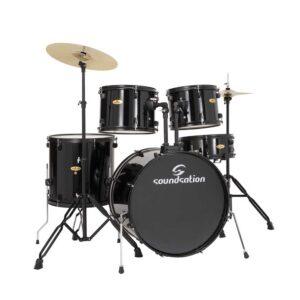 Drum Set Acustico 5 Pezzi Soundsation EDK22B-BK