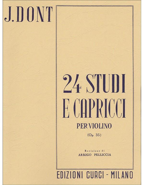 24 STUDI E CAPRICCI PER VIOLINO OPUS 35 - DONT