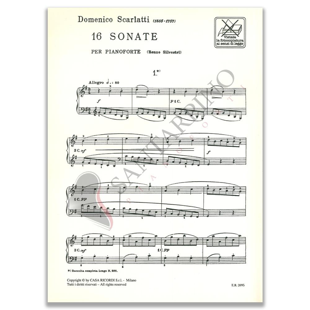 Scarlatti 16 Sonate per Pianoforte