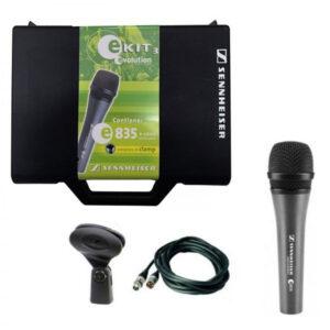 Sennheiser eKit 3 Evolution microfono E835 + accessori