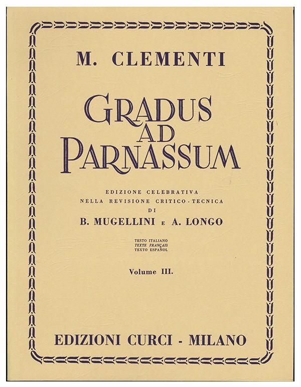 GRADUS AD PARNASSUM VOLUME III - CLEMENTI