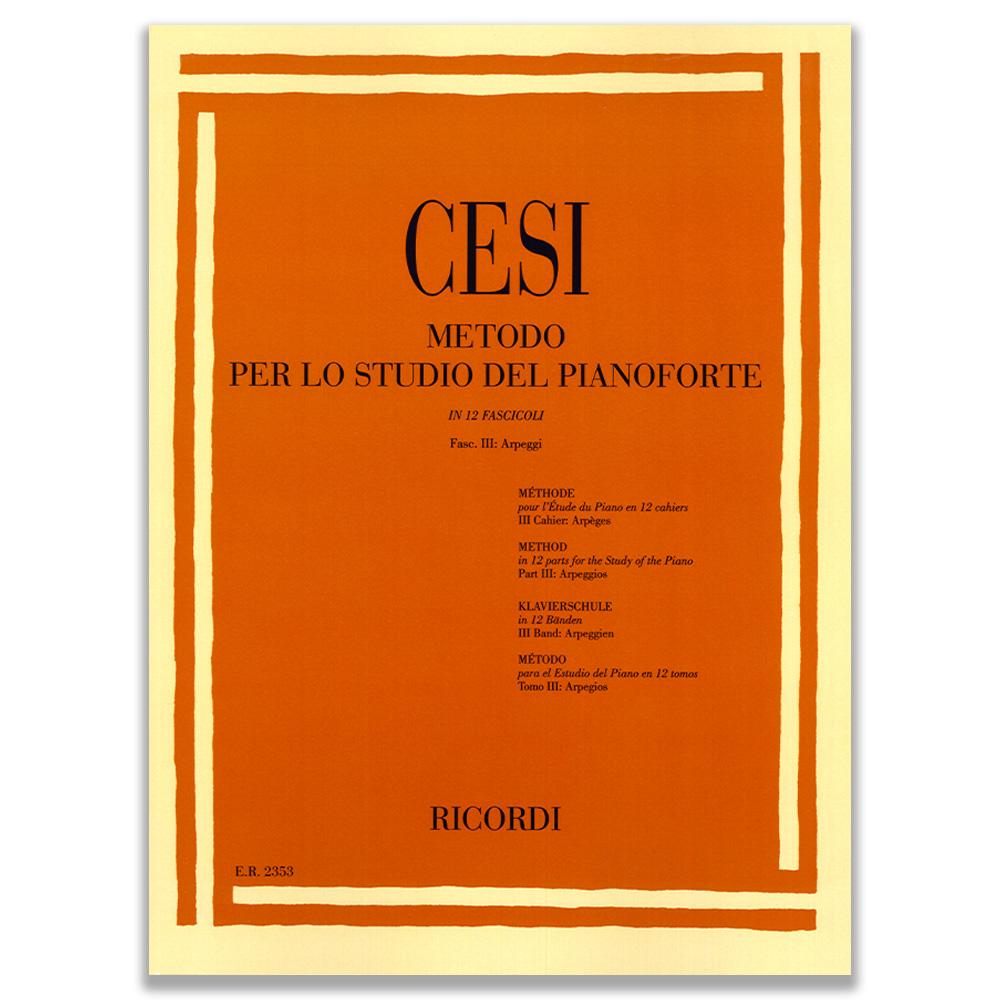 Cesi Metodo per lo studio del pianoforte Fascicolo III