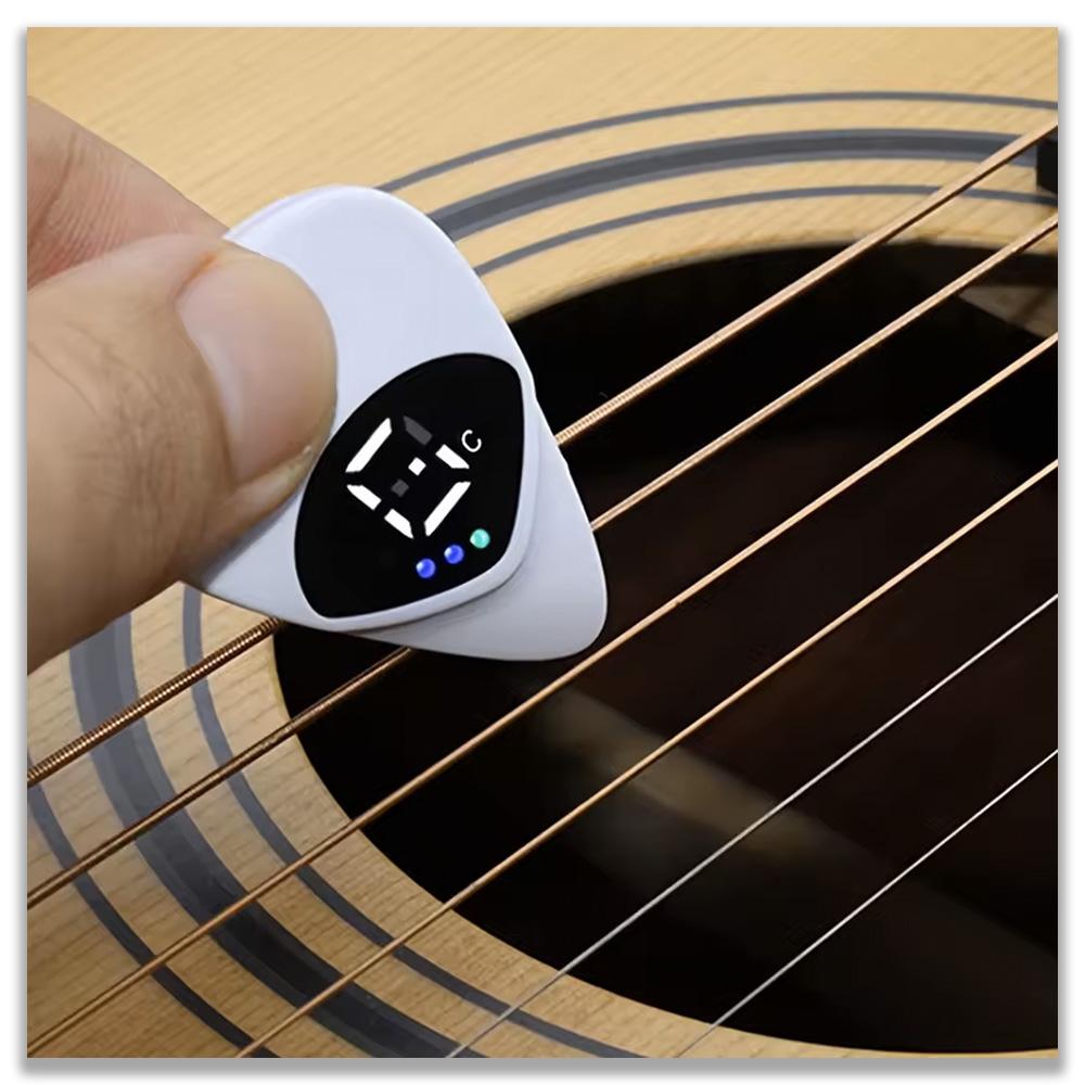 Plettroaccordatore 2 in 1 QiJiStar per chitarra e ukulele
