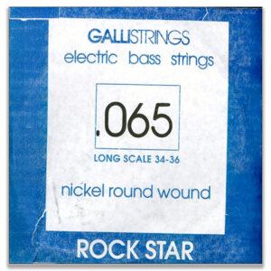 CORDA PER BASSO ELETTRICO 065 GALLISTRINGS LONG SCALE 34-36 NICKEL ROCK STAR
