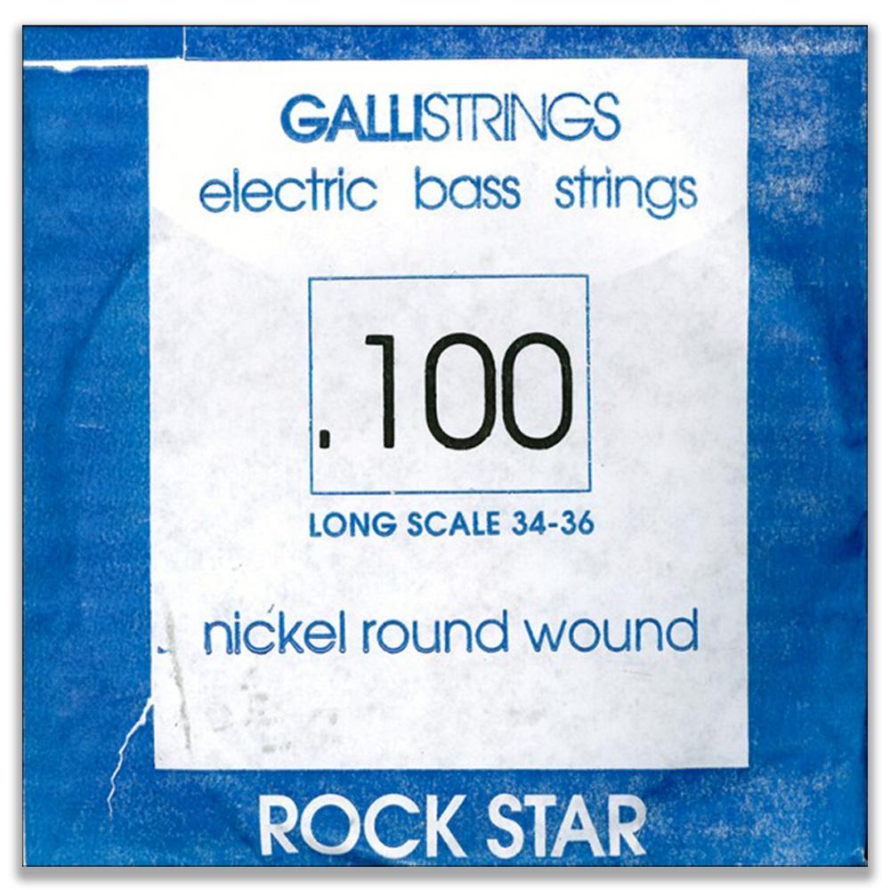 CORDA PER BASSO ELETTRICO 100 GALLISTRINGS LONG SCALE 34-36 NICKEL ROCK STAR