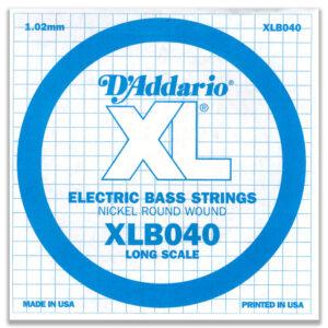 CORDA PER BASSO ELETTRICO NICKEL XL040 LONG AUDIO D'ADDARIO