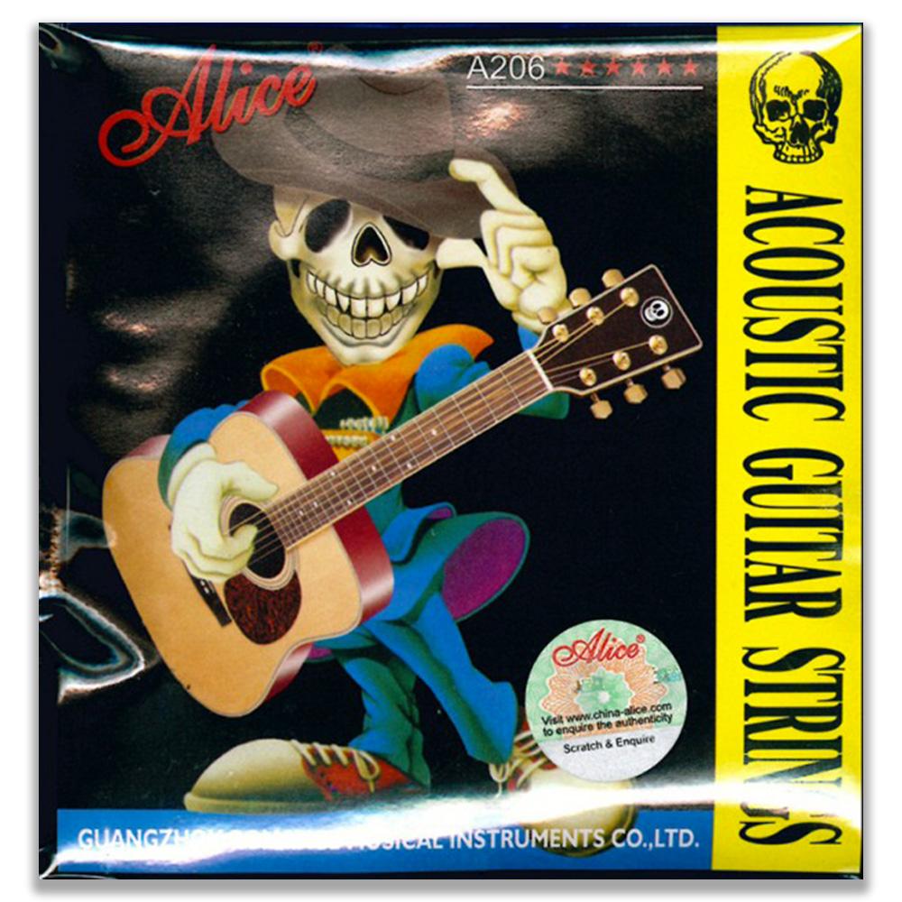 CORDIERA PER CHITARRA ACUSTICA FOLK ALICE A206 SL 11-52