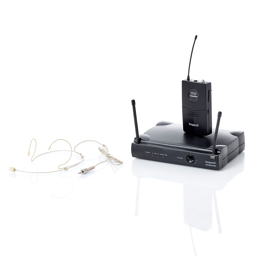 GM805HR Radiomicrofono Headset Wireless VHF