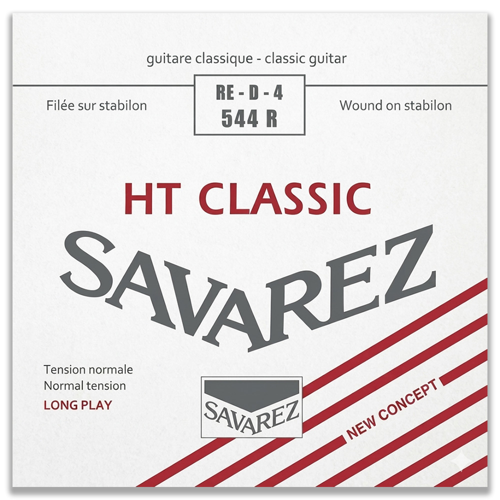 Savarez 544R Corda Singola 4 Re (D) Tensione Normale