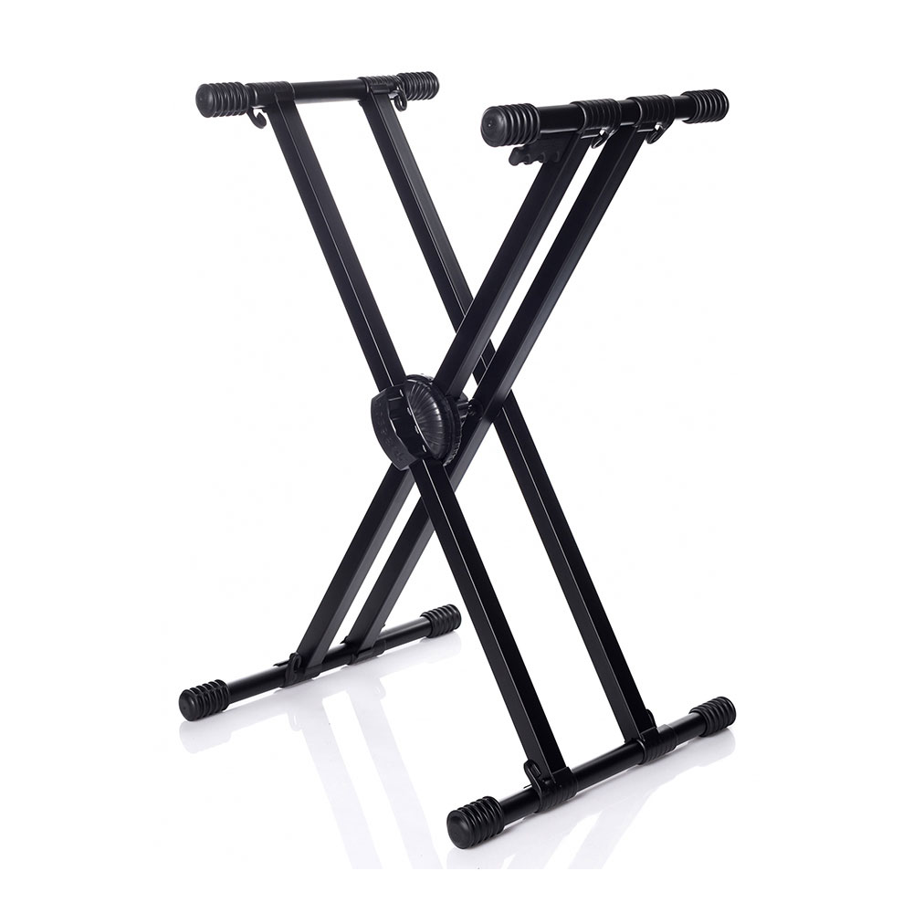 Bespeco KS22 Supporto Professionale Doppio Montante per Tastiera