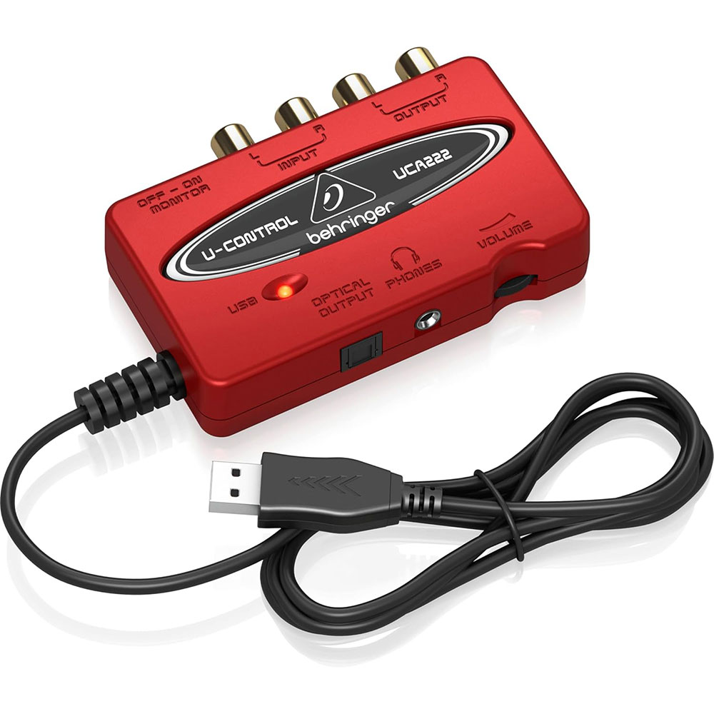 Behringer UCA222 Interfaccia Audio USB 2 In / 2 Out RCA-USB