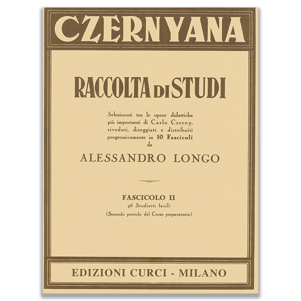 Carl Czerny Czernyana Fascicolo II (Vol. 2): 48 Studietti Facili