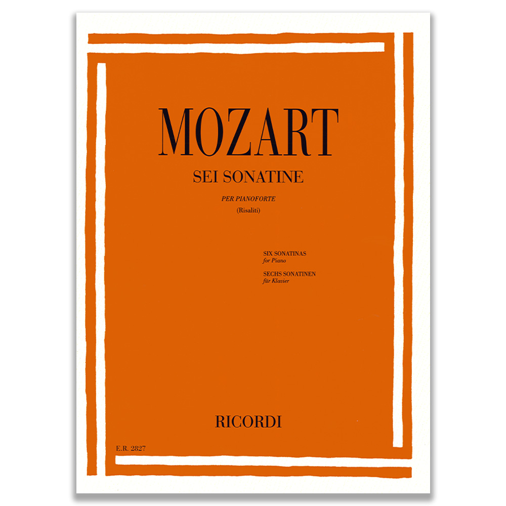 Wolfgang Amadeus Mozart 6 Sonatine per Pianoforte