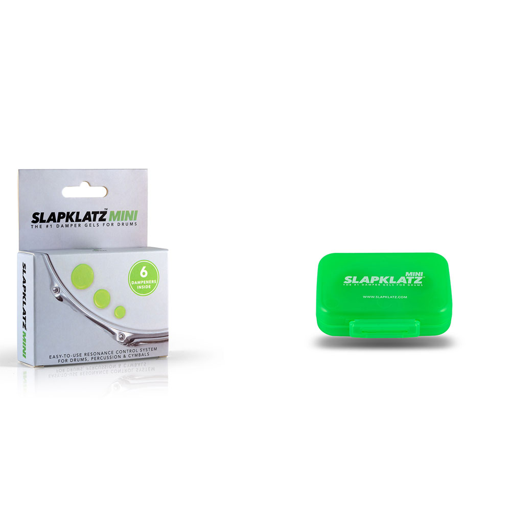 SlapKlatz GK SLAP-MI-AG Mini Box 6 Gel Pad Alien Green