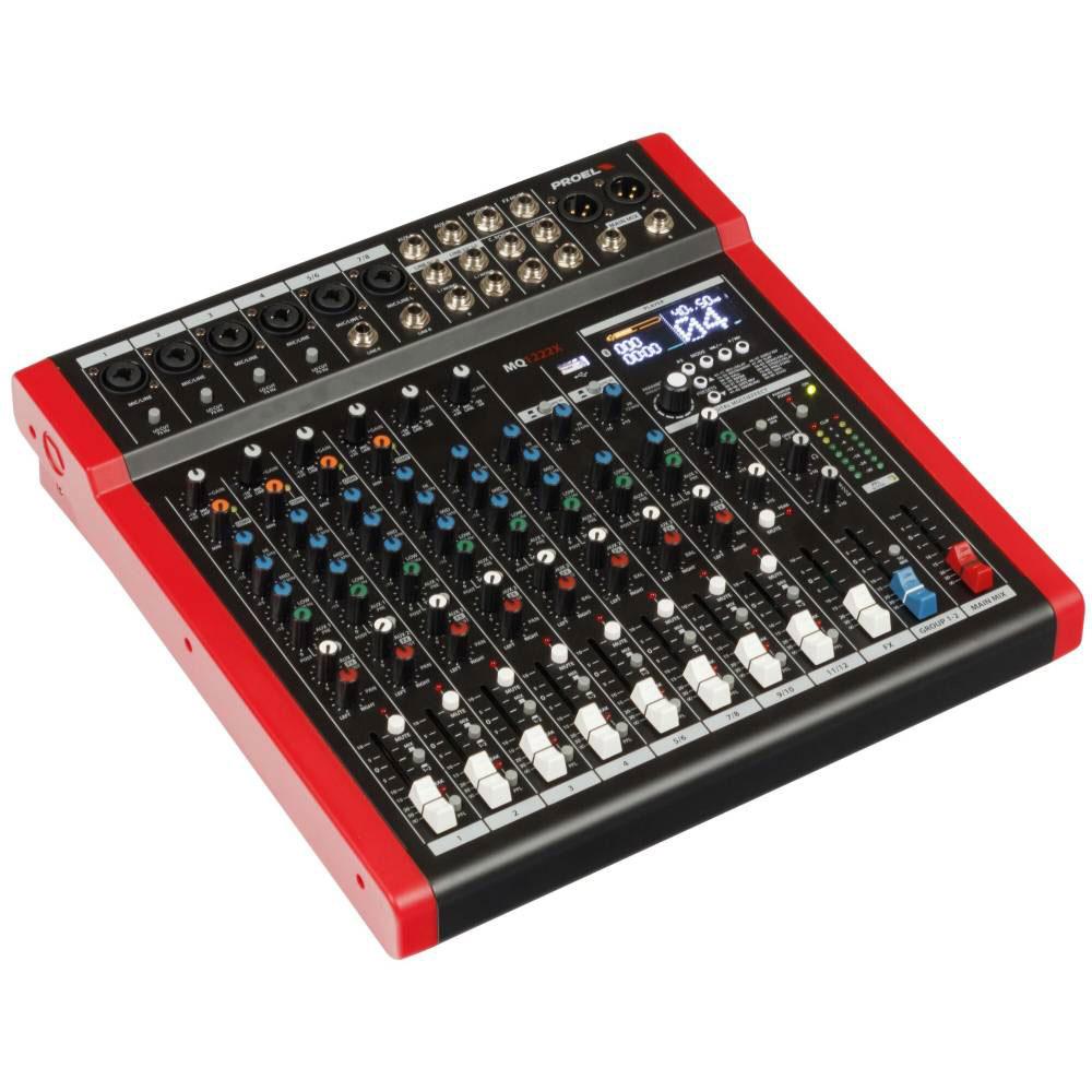 Proel MQ1222X Mixer Compatto 12 Canali con Effetti USB Bluetooth